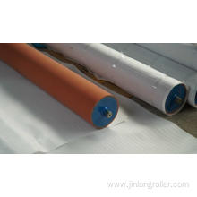 Composite rubber roller production